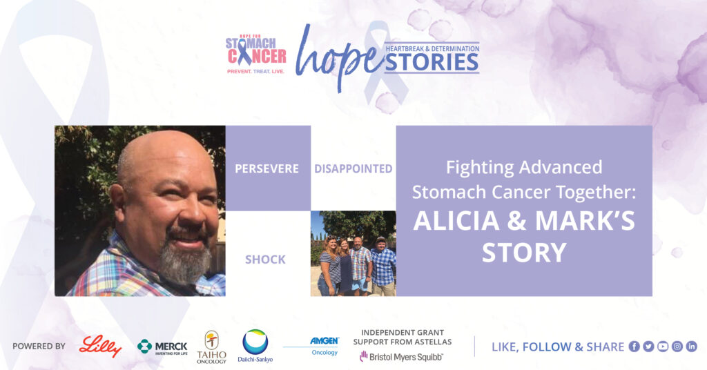 Fighting advanced cancer together Alicia and Mark's story