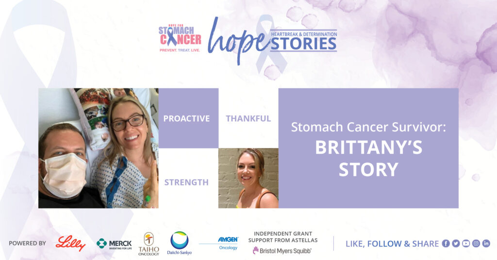 Stage 1 stomach cancer warrior- Brittany